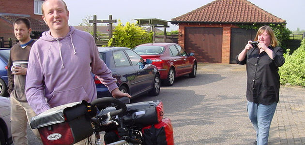On my bike all is all I have in the world